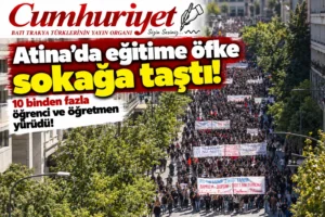 Atina’da eğitime öfke sokağa taştı: 10 binden fazla&hellip;