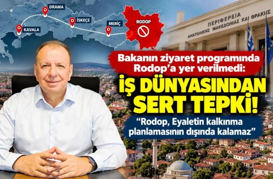 Bakanın ziyaret programında Rodop’a yer&hellip;