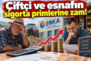Çiftçi ve esnafın sigorta primlerine zam!