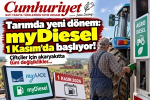 Çiftçilere mazotta yeni dönem: Vergi indirimi artık doğrudan&hellip;