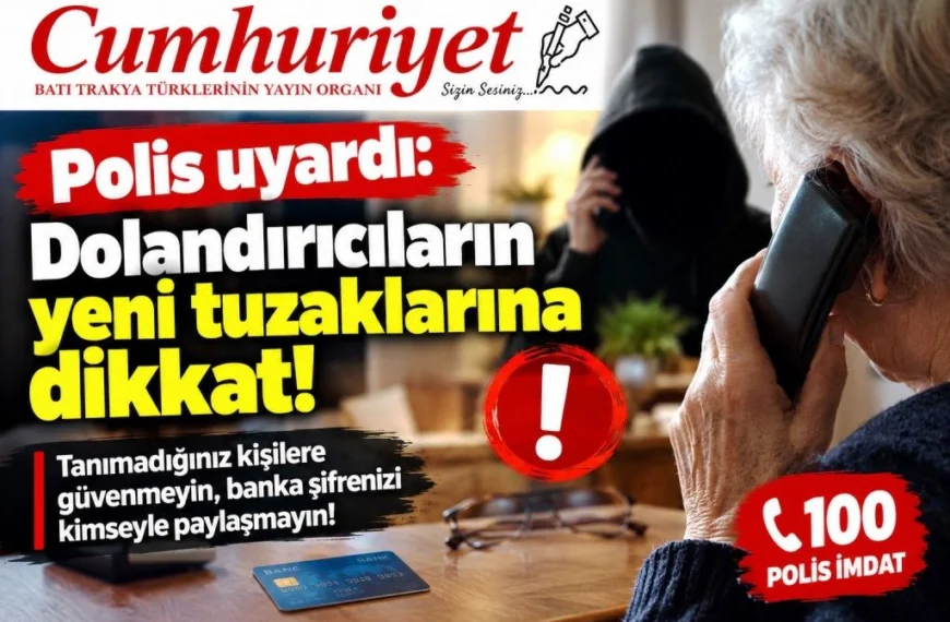 Polis uyardı: Dolandırıcıların yeni tuzaklarına dikkat!