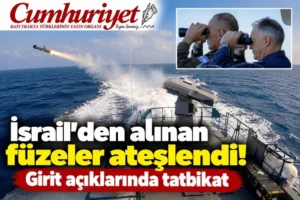 Girit açıklarında füze tatbikatı: İsrail’den alınan SPIKE NLOS&hellip;