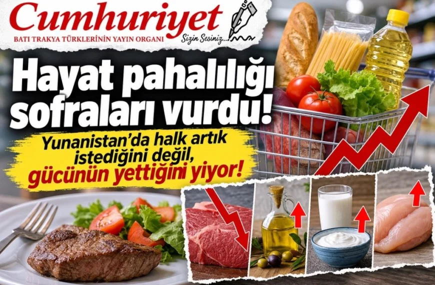 Hayat pahalılığı, sofraları vurdu: Halk artık istediğini değil, gücünün yettiğini yiyor!