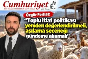 Özgür Ferhat’tan hükümete çağrı: “Hayvanları toplu itlaf etmek yerine aşılama seçeneği değerlendirilsin!”