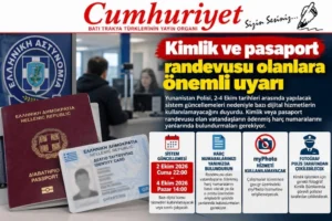 Kimlik ve pasaport randevusu olanlara önemli uyarı!