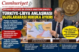 Miçotakis’ten BM’de Türkiye’ye sert tepki: “Denizlerin kanunsuz bir&hellip;